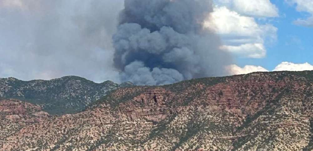The Iron Peak Fire ignited in Iron County Wednesday afternoon.