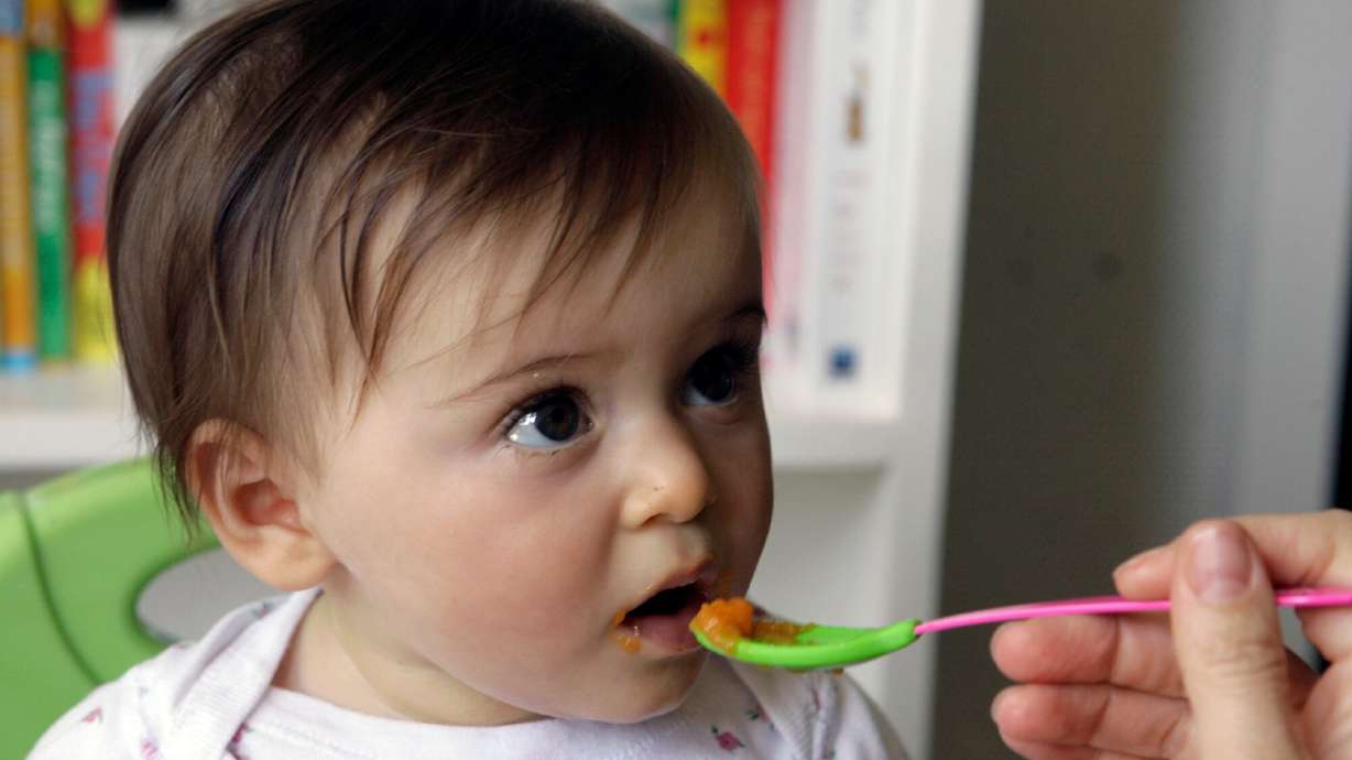 A new study says that almost 60% of the baby foods available in U.S. supermarkets fall short of nutritional guidelines.