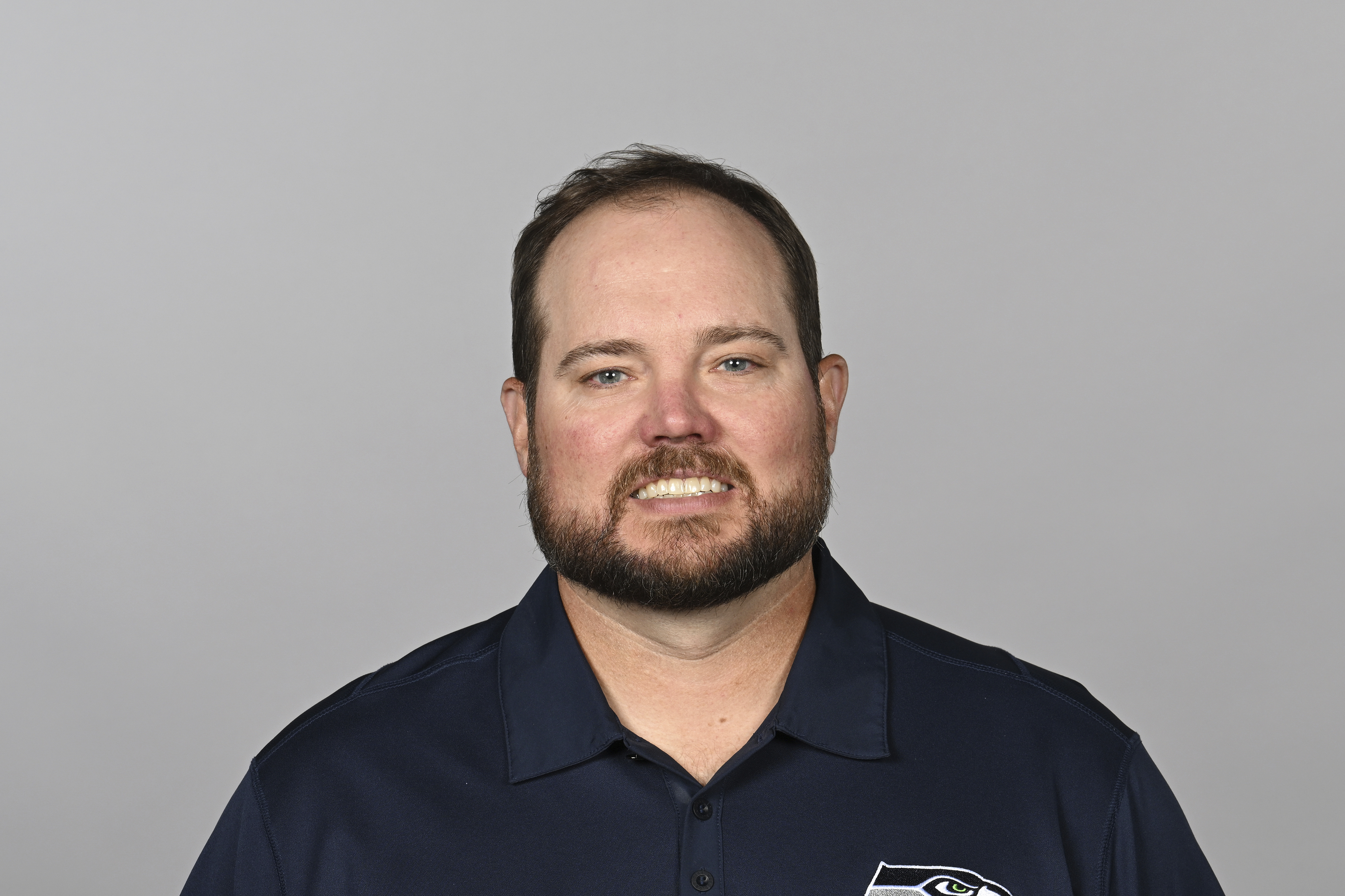 FILE - This is a 2024 photo of Scott Huff of the Seattle Seahawks NFL football team. This image reflects the Seattle Seahawks active roster as of June 10, 2024, when this image was taken. 