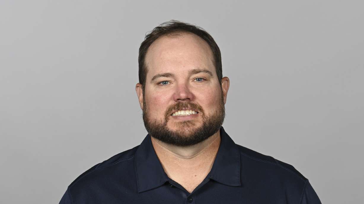 FILE - This is a 2024 photo of Scott Huff of the Seattle Seahawks NFL football team. This image reflects the Seattle Seahawks active roster as of June 10, 2024, when this image was taken.