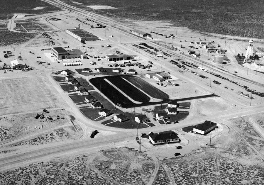 The Naval Proving Grounds in Idaho is seen in October 1951.