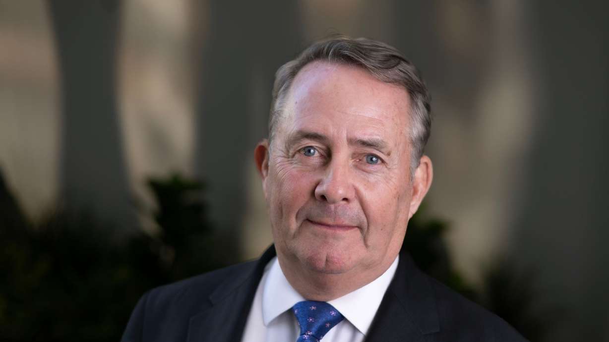 Dr. Liam Fox is photographed at the Deseret News office in Salt Lake City on Friday. Fox says having clean drinking water could soon become the greatest problem facing the world.