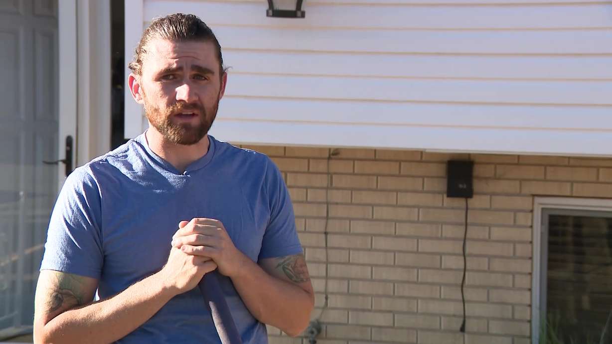 Casey Walker was struck by lightning in his front yard on Aug. 17.