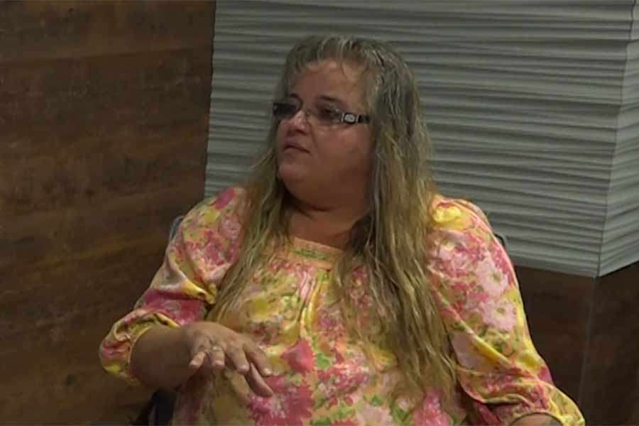 Charlene Goetz sits during an interview with EastIdahoNews.com.