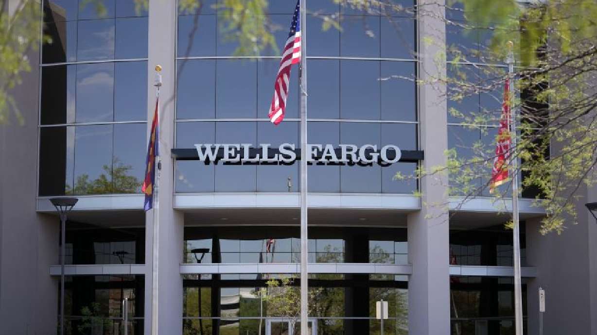 The Wells Fargo Corporate offices, where a 60-year-old office worker was found dead, are shown Friday in Tempe, Ariz.