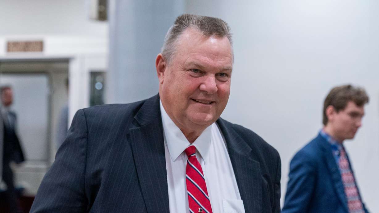 Sen. Jon Tester, D-Mont., walks to a vote on Capitol Hill, Sept. 6, 2023, in Washington. The U.S. Senate race in Montana will almost certainly decide who controls the chamber in 2025.