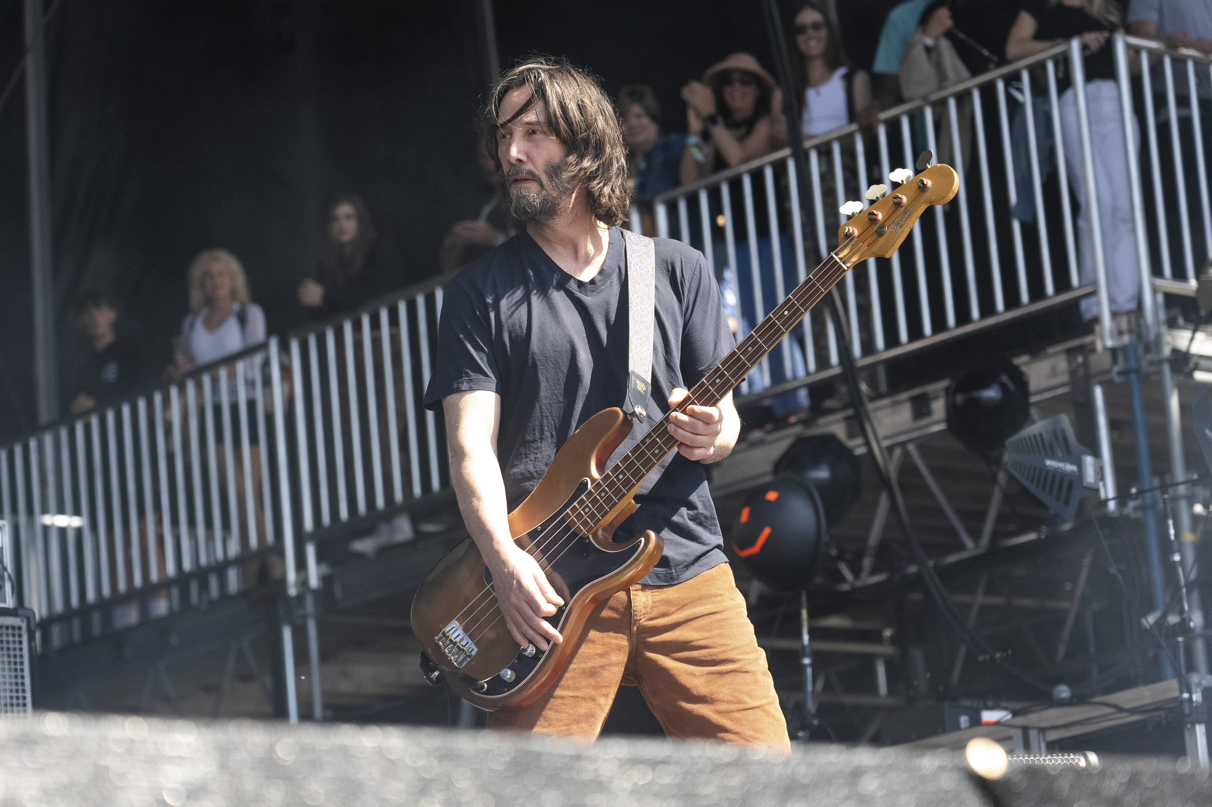 Keanu Reeves of Dogstar performs at the BottleRock Napa Valley Music Festival on May 27, 2023, at the Napa Valley Expo in Napa, Calif. Dogstar is currently on tour in support of its latest album, and visits Salt Lake City on Tuesday.