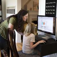 Utah family shares hybrid classroom journey