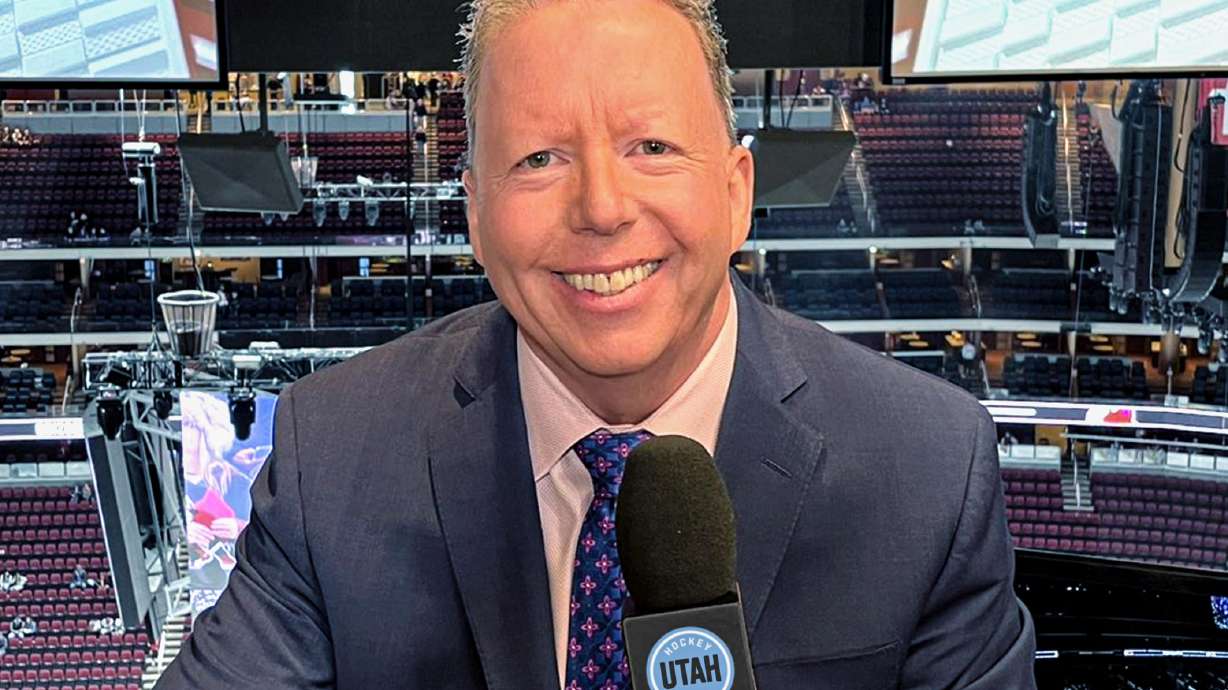 Utah Hockey Club announcer Matt McConnell.
