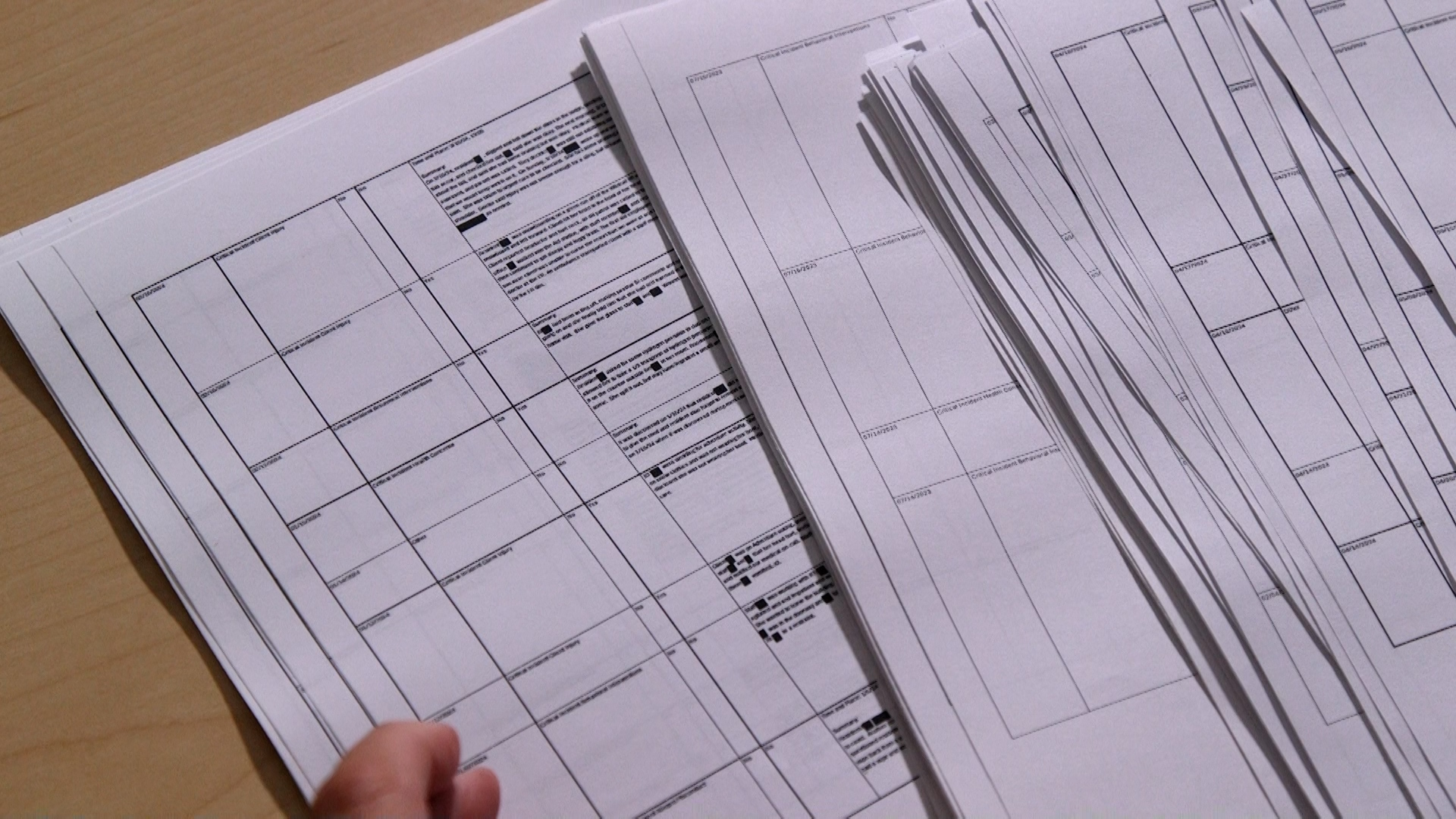 A record of critical incidents submitted to Utah Department of Health & Human Services by Elevations RTC.