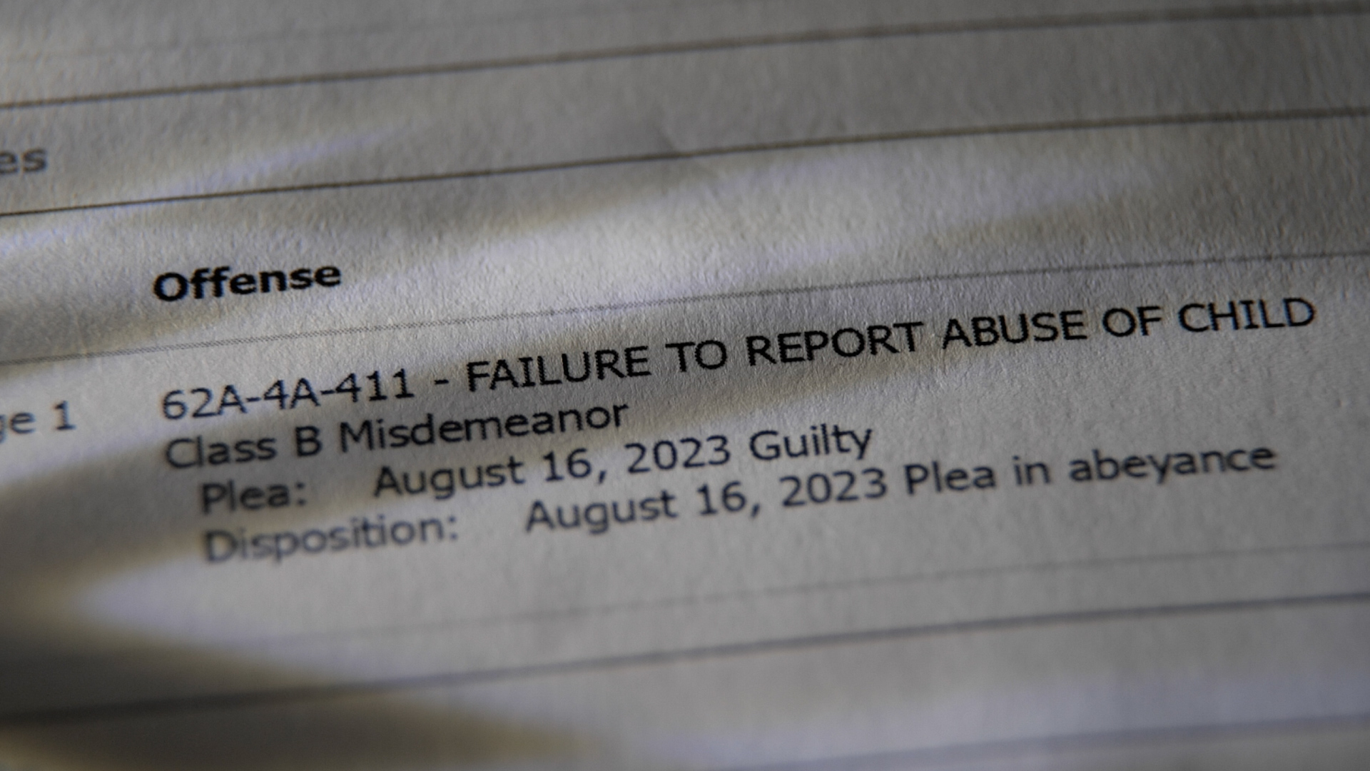 Finn Pool’s therapist pleaded guilty to failure to report child abuse, which is a misdemeanor.