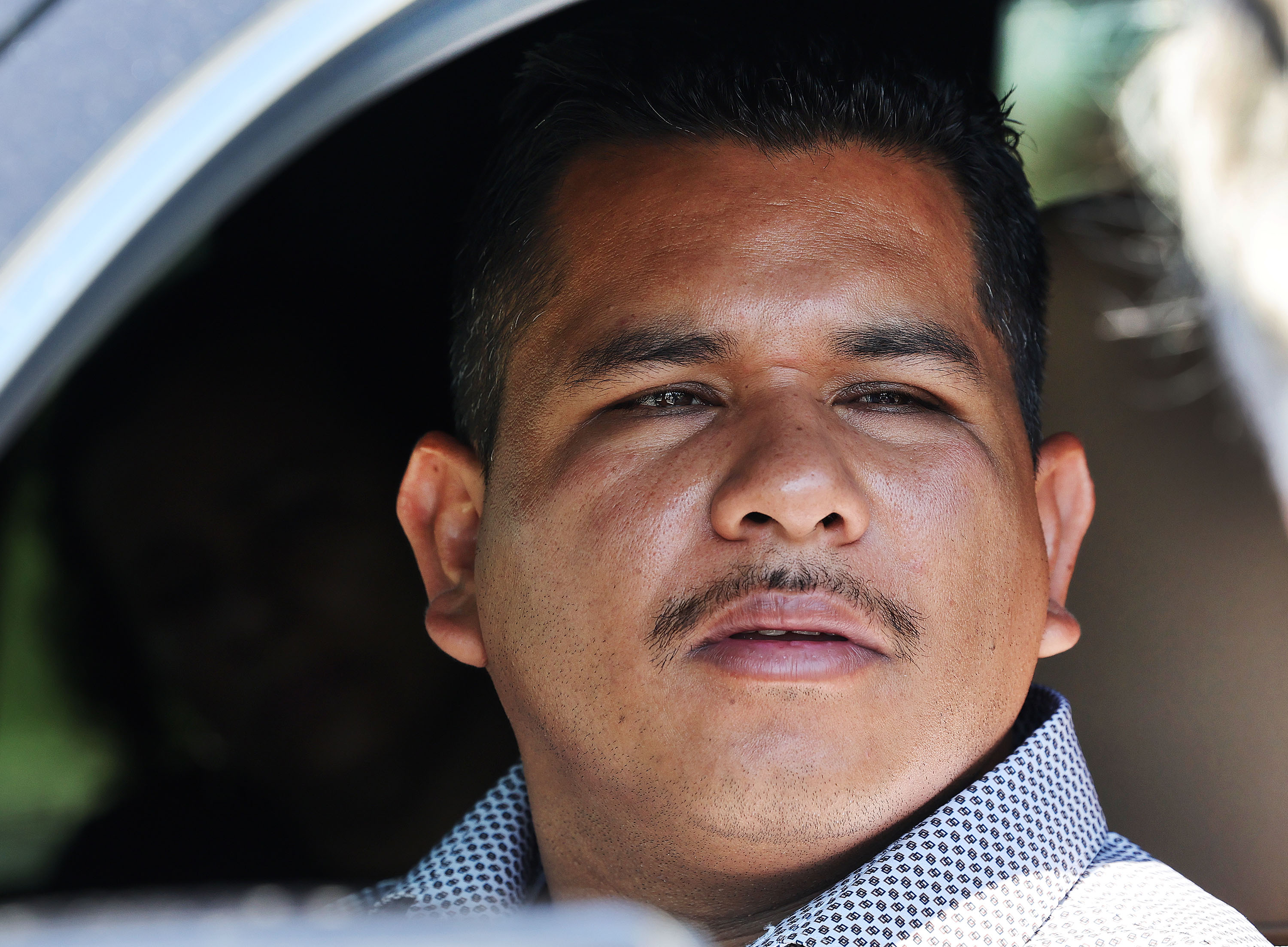 Alejandro (no last name given) attended a press conference in Ogden on Friday about the recent triple homicide of his children.