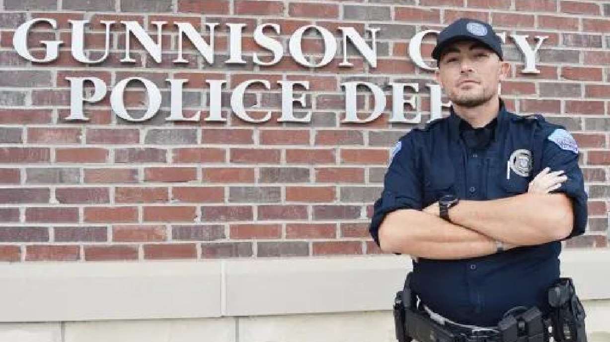 Former Gunnison Police Chief Seth Tyler Hendrickson, 41, pictured in this 2021 photo, was charged Friday with drug possession. He resigned as chief in July.