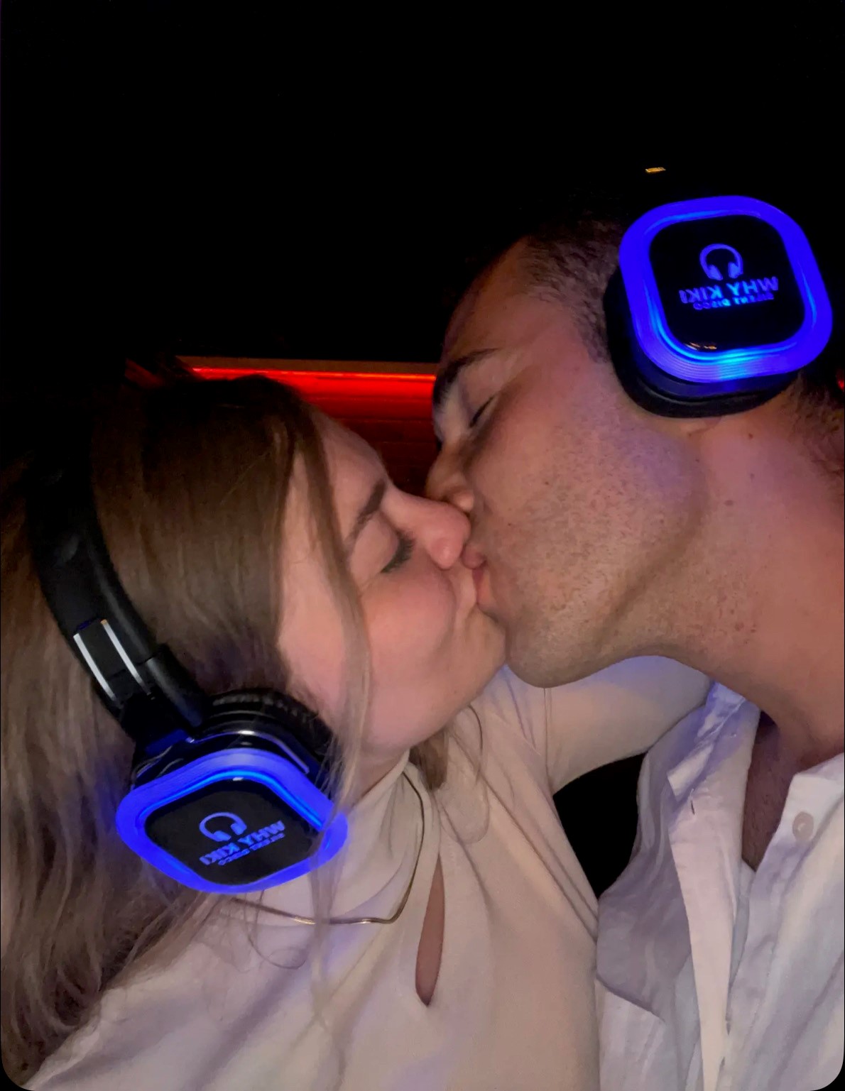 Brittany Bagdasarov puts her husband Arman at a silent disco. Brittany and Arman have been married for four months, and a priority in their marriage is physical and mental health.