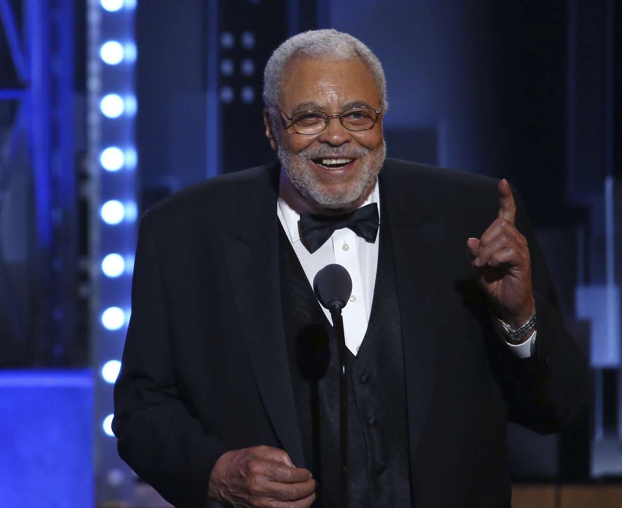 James Earl Jones accepts the special Tony Award for Lifetime Achievement in the Theatre at the 71st annual Tony Awards, June 11, 2017, in New York. He died Monday at the age of 93.