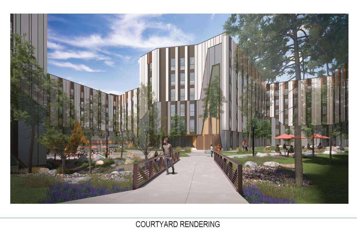 Work is underway on planned infrastructure improvements and site preparation for a new student housing project on the University of Utah campus in Salt Lake City on Tuesday, The University Trustees voted to enter a public-private partnership to develop a 1,450-bed facility at the site.
