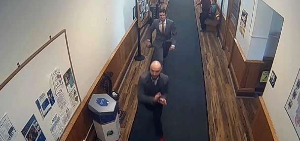 Jurors help detain a man who flees a Maine courthouse in handcuffs