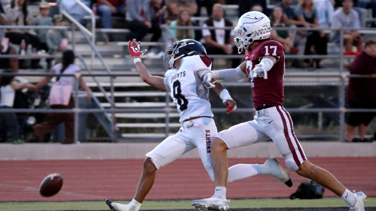Northridge plays Viewmont in a varsity football game at Viewmont High School in Bountiful on Friday, Sept. 13, 2024. Northridge won 24-13.