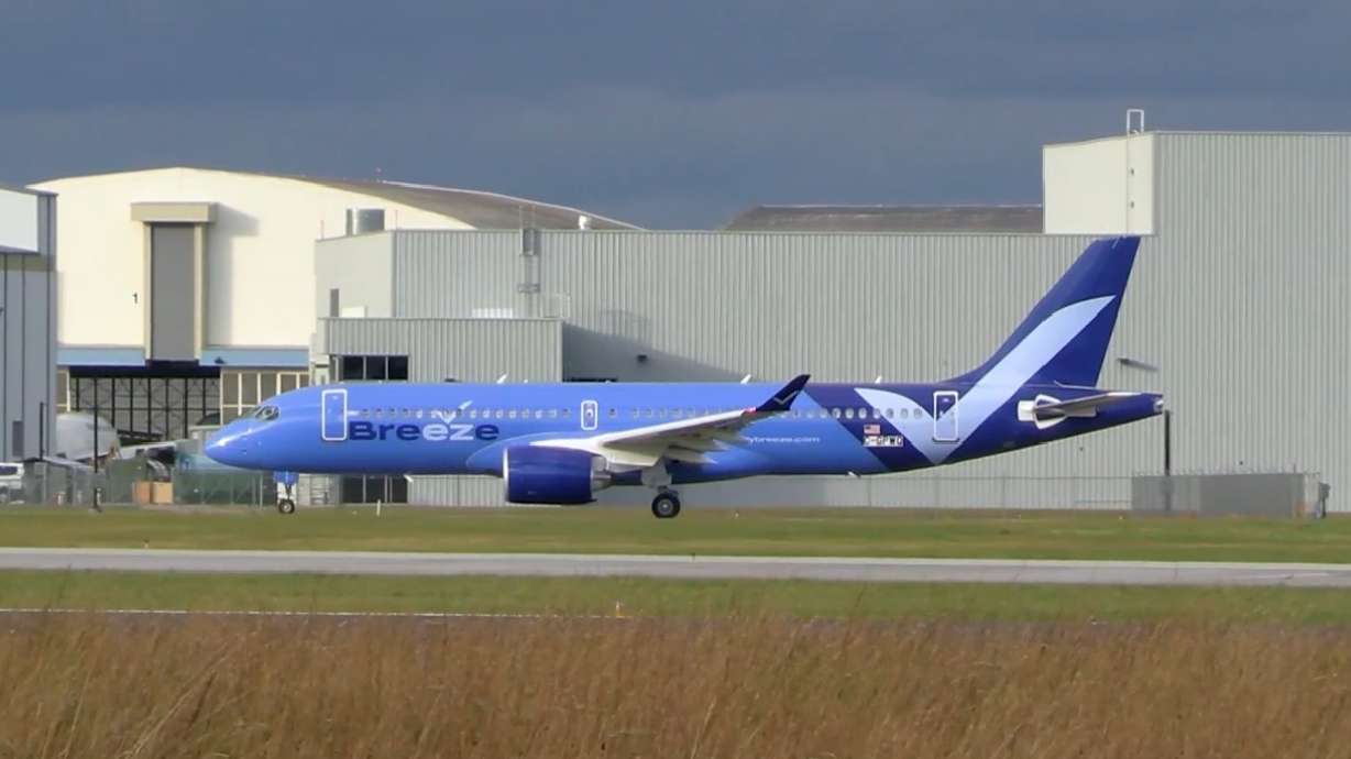 Utah-based Breeze Airways announced Tuesday it will begin new nonstop service between Provo Airport and Washington Dulles International Airport beginning on Oct. 1.