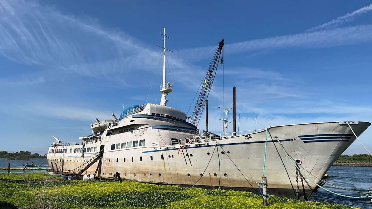 Utahn Christopher Willson spent around 15 years working on the ship with the help of volunteers. The Aurora began sinking in May.