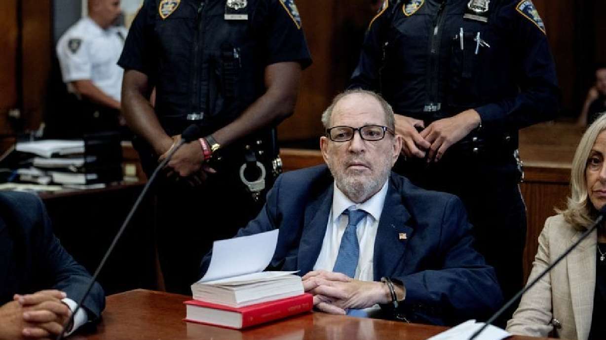 Former film producer Harvey Weinstein appears in court in New York, Wednesday. Weinstein pleaded not guilty to a new sexual assault charge on Wednesday.