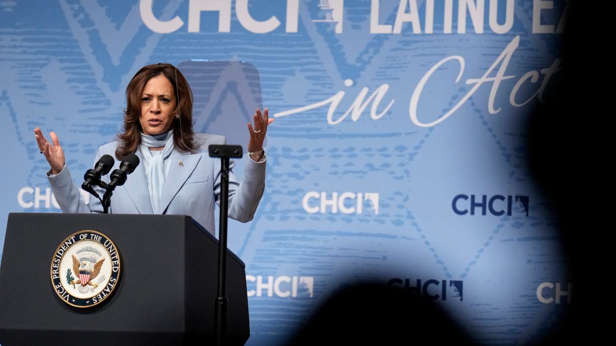 Vice President Kamala Harris is hammering a middle-class message to Latinos on the economy, while speaking about immigration only sparingly.