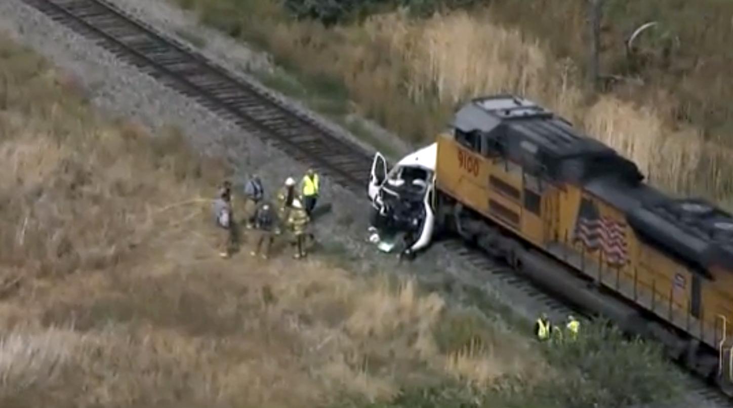 1 killed after vehicle collides with train in Cache County