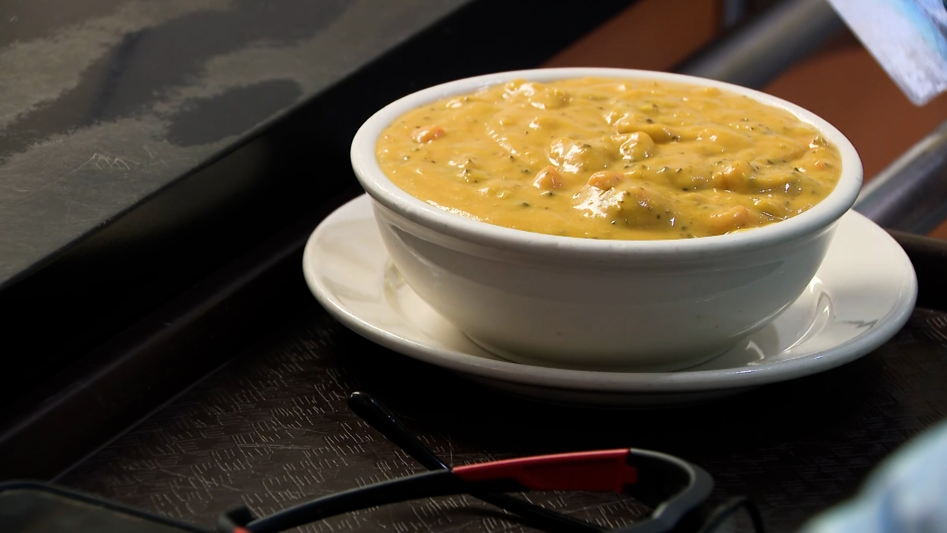 A bowl of soup at The Soup Kitchen restaurant in Salt Lake City on Friday.