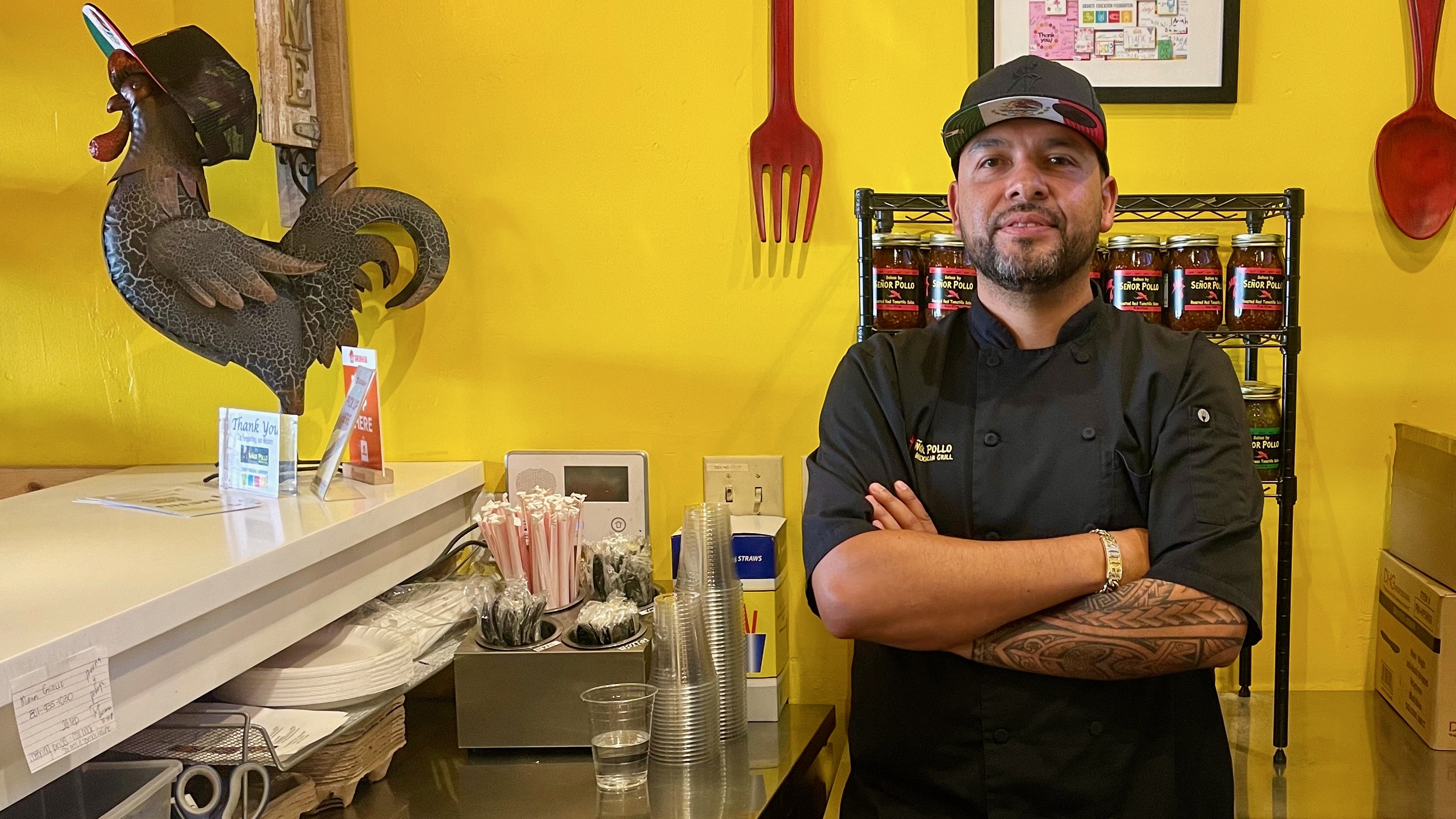 Señor Pollo Mexican Grill founder Jesus Ruiz at the Taylorsville location on Sept. 11. He owns two locations and four more in Utah are operated by franchisees.