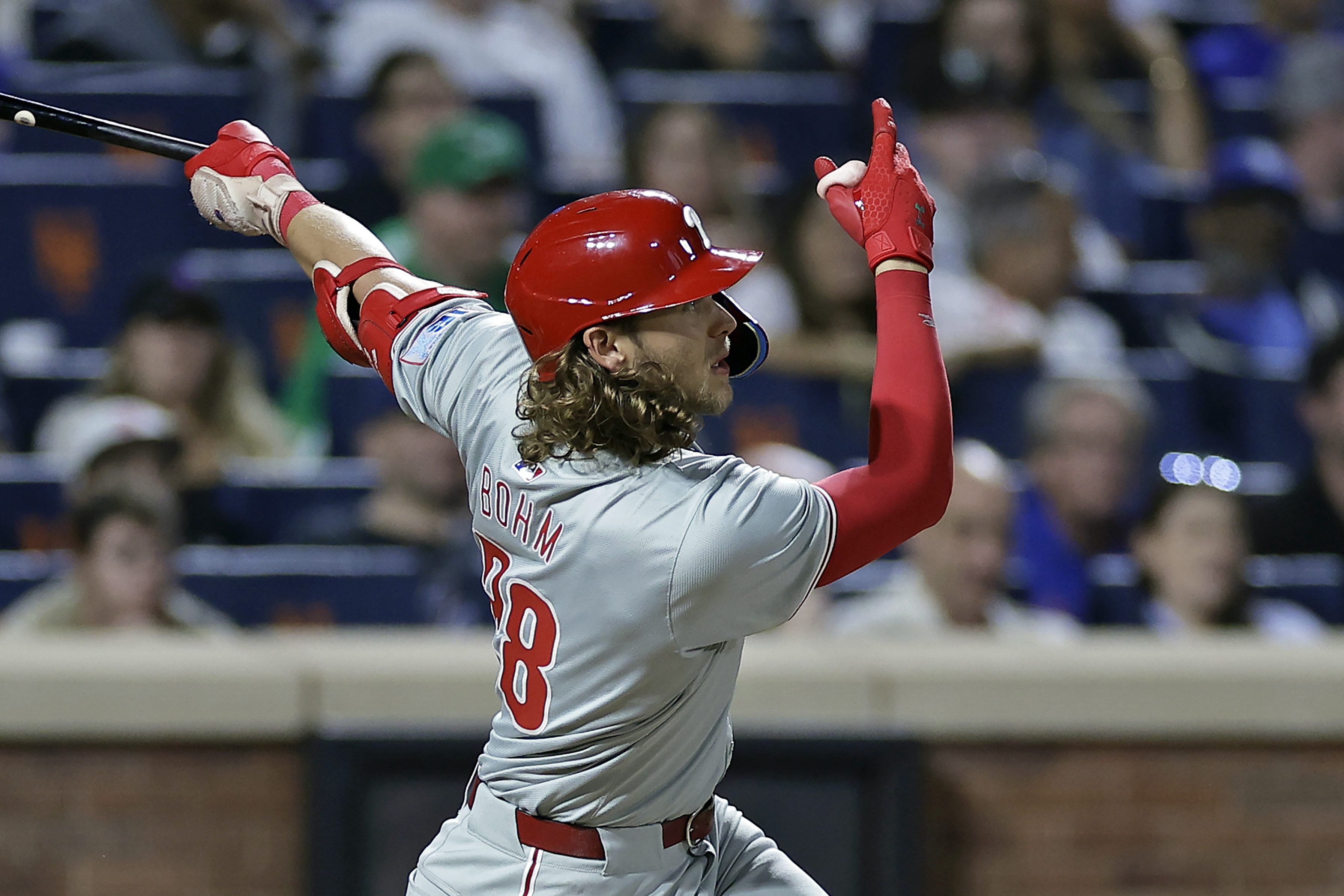 Phillies rout Mets 12-2 behind Bohm to punch playoff ticket and near NL East crown