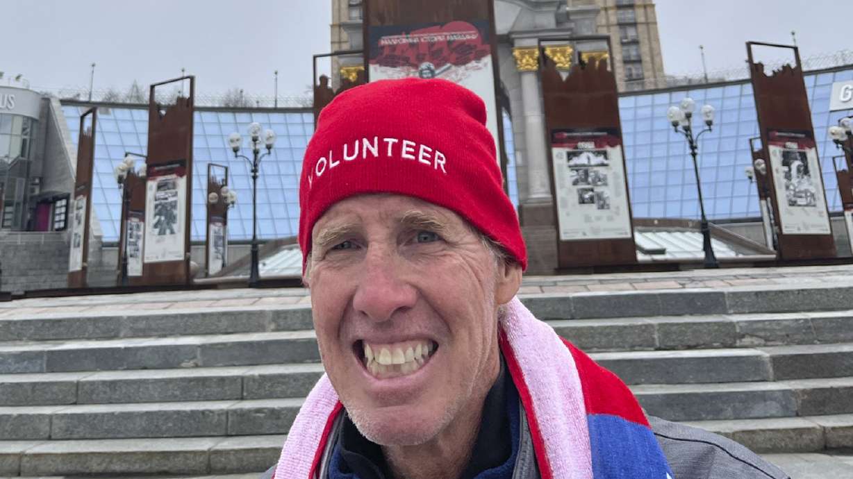 Ryan Routh's son has been arrested on charges of possessing child sexual abuse images. Ryan Routh, seen here in Maidan, Ukraine, on April 10, is a suspect in the apparent assassination attempt of former President Donald Trump.