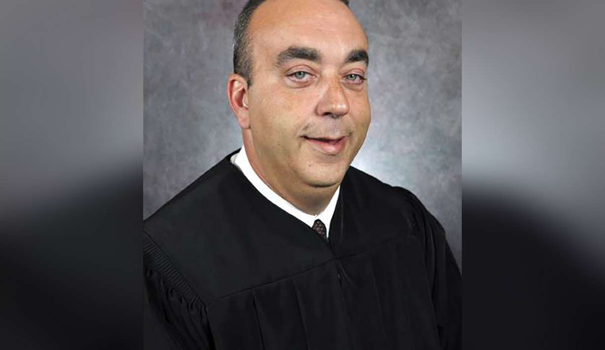 District Judge Kevin Mullins was fatally shot in his courthouse chambers in Kentucky Sept. 19. Kentucky Sheriff Shawn M. Stines pleaded not guilty Wednesday to first-degree murder in the fatal shooting.