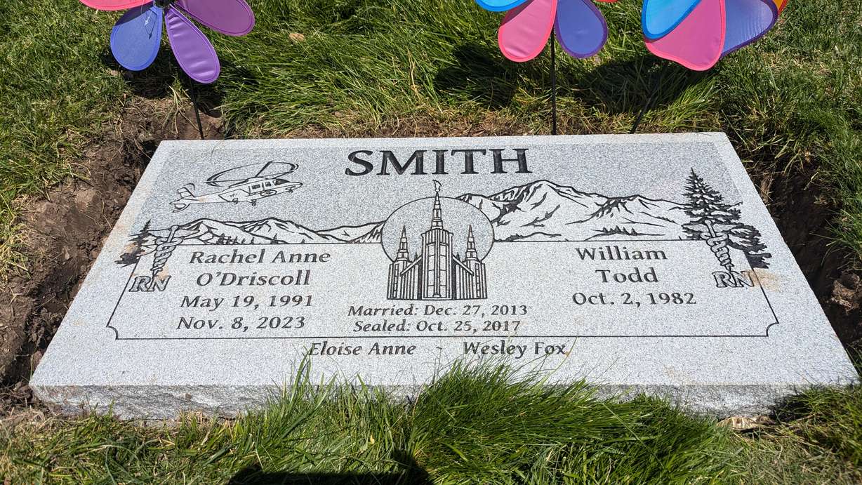 Rachel’s headstone.