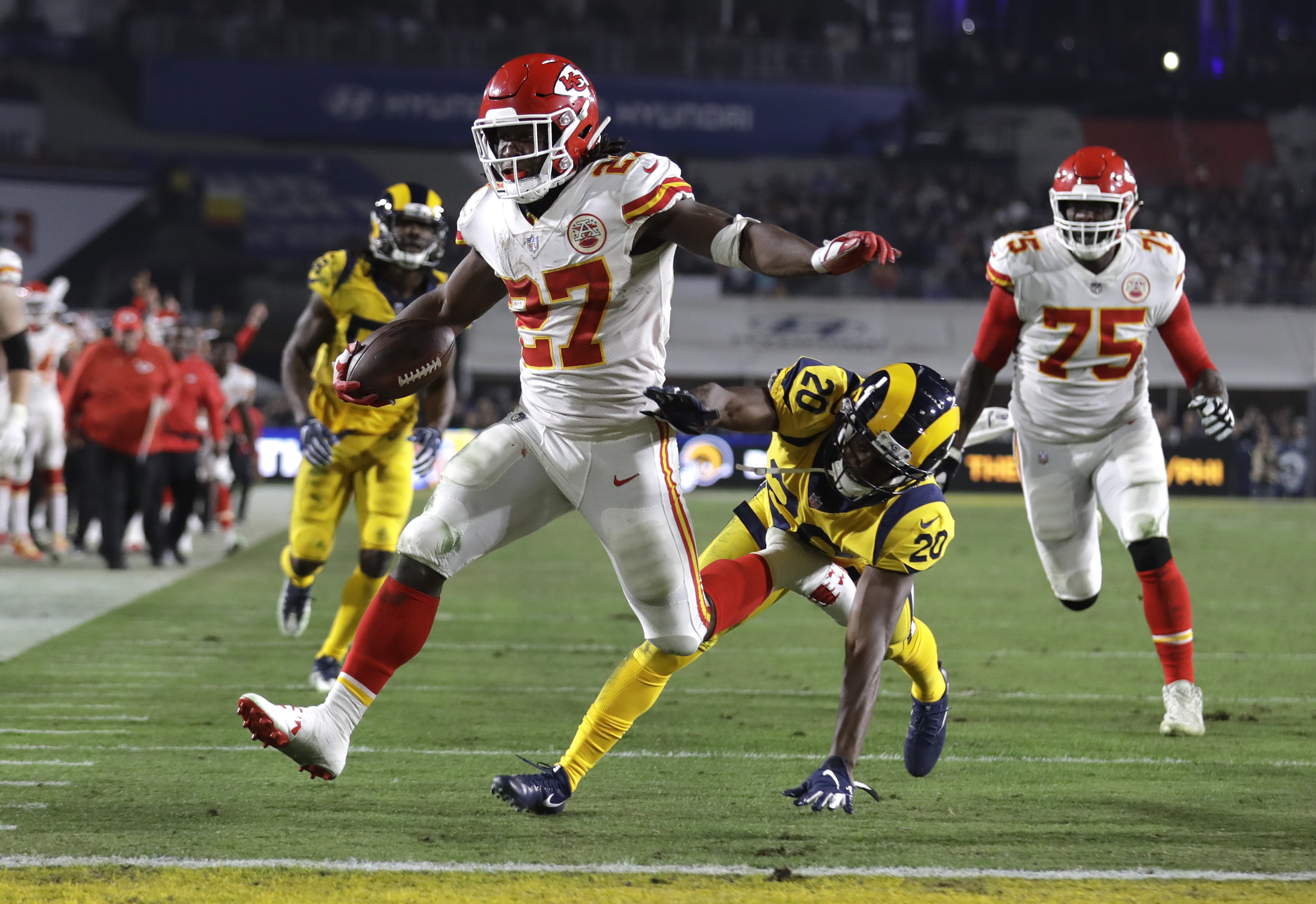 Back with the Chiefs, running back Kareem Hunt wants to prove he's matured, still has something left