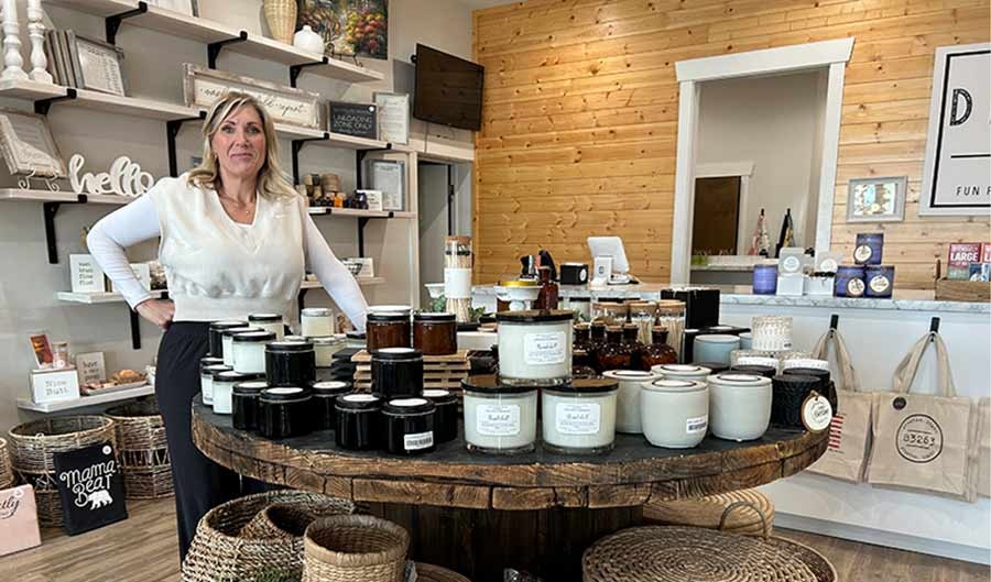 Preston woman's homemade soap and candles are a major draw for customers