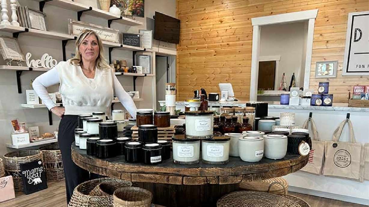 Ginger Day owns a decor and boutique shop at 10 N. State in Preston, Idaho, called DMR Home & Apothecary.