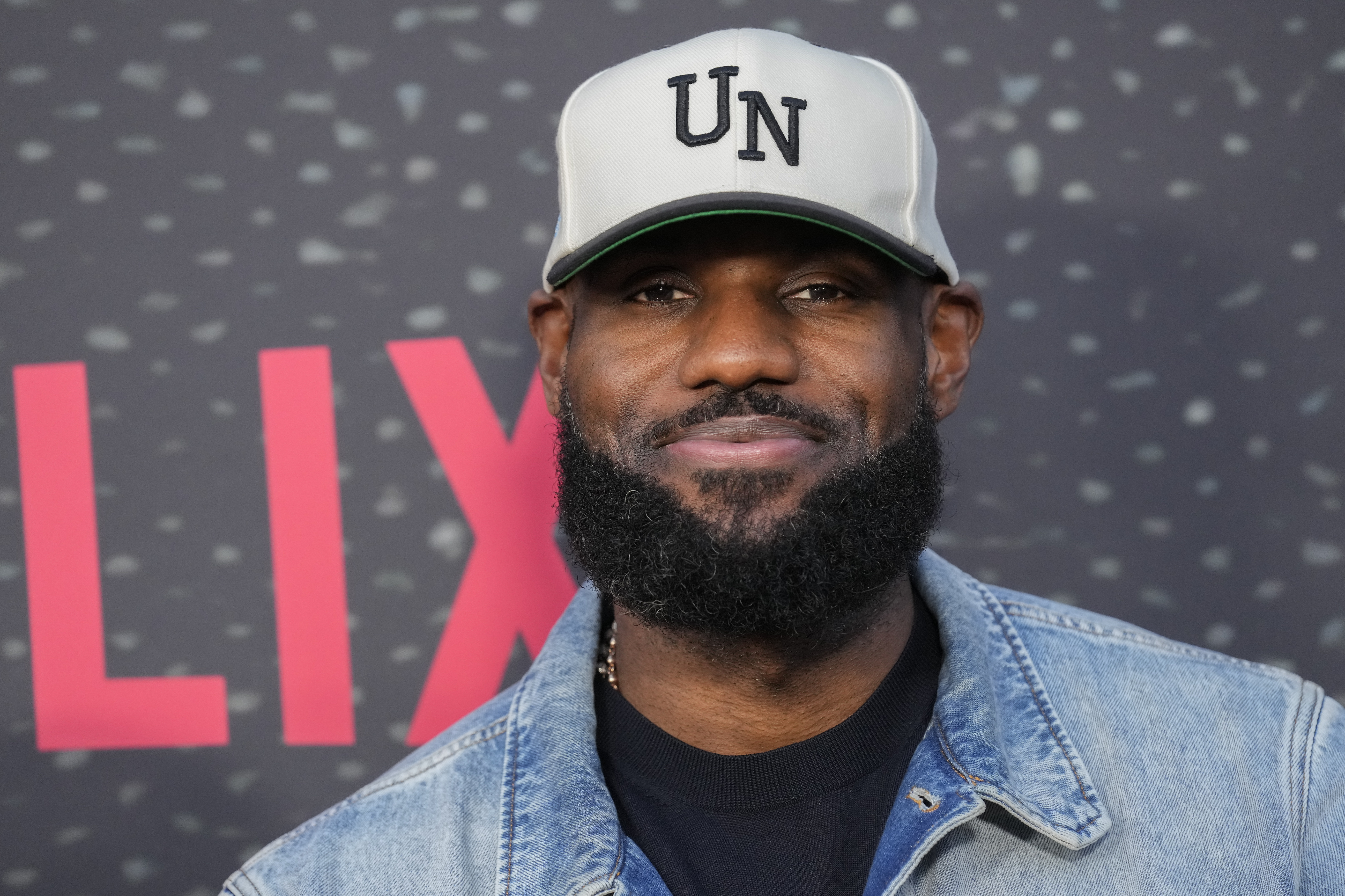LeBron James arrives at the premiere of "Starting 5" on Monday, Sept. 23, 2024 at The Egyptian Theatre Hollywood in Los Angeles. 