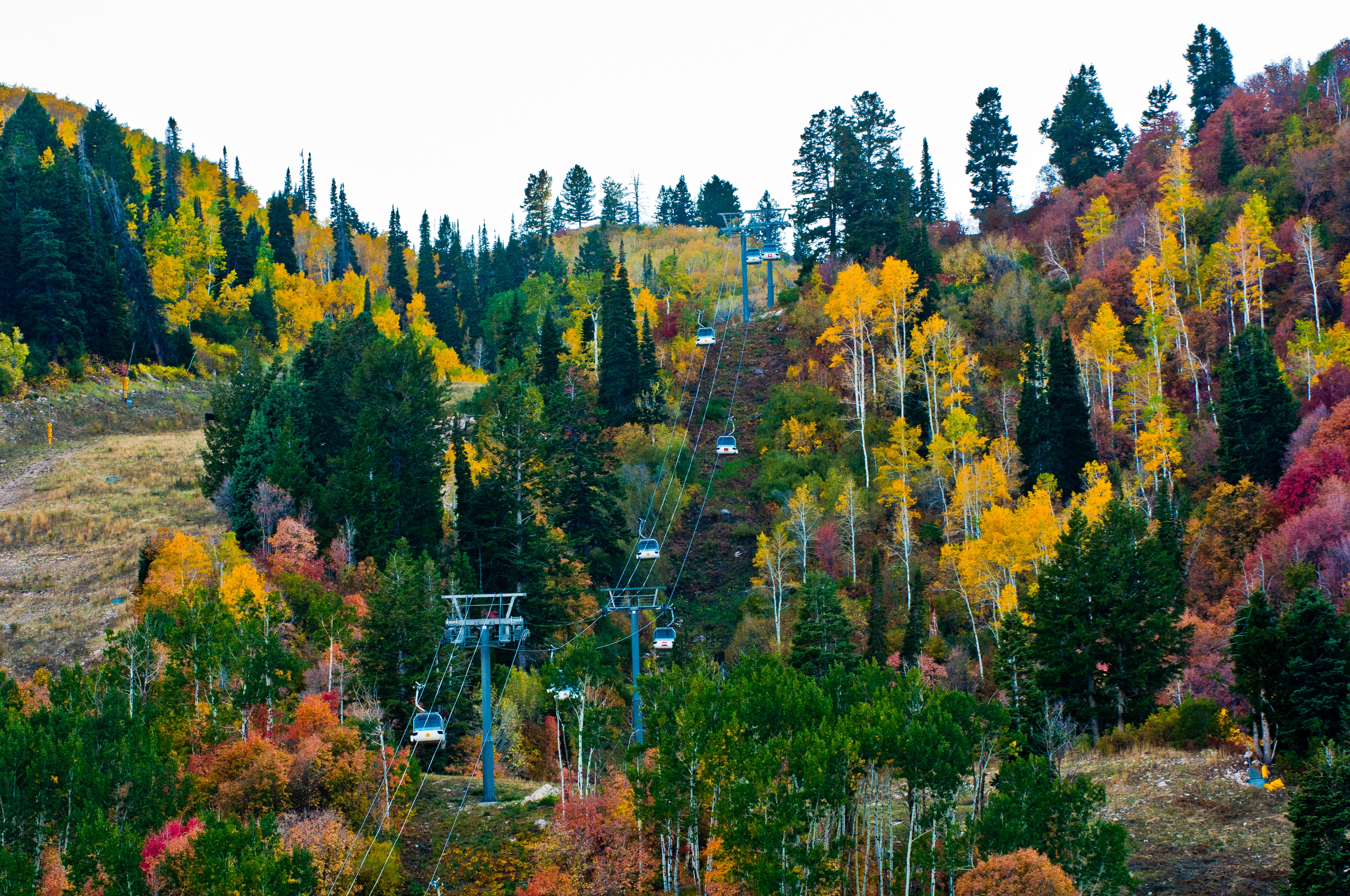 Fall foliage gondola rides at Snowbasin