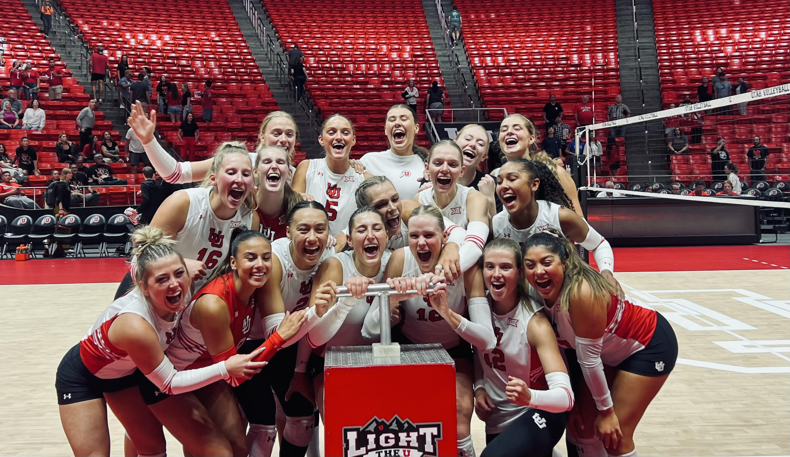 Utah volleyball wins Big 12 opener over Texas Tech in hard-fought 3-1 match