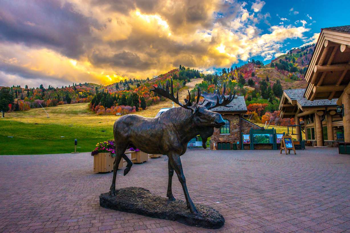 Fall foliage gondola rides at Snowbasin
