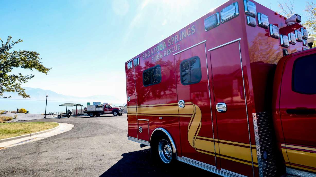 Saratoga Springs Fire and Rescue responded to a near drowning that sent a 4-year-old to the hospital on Wednesday.