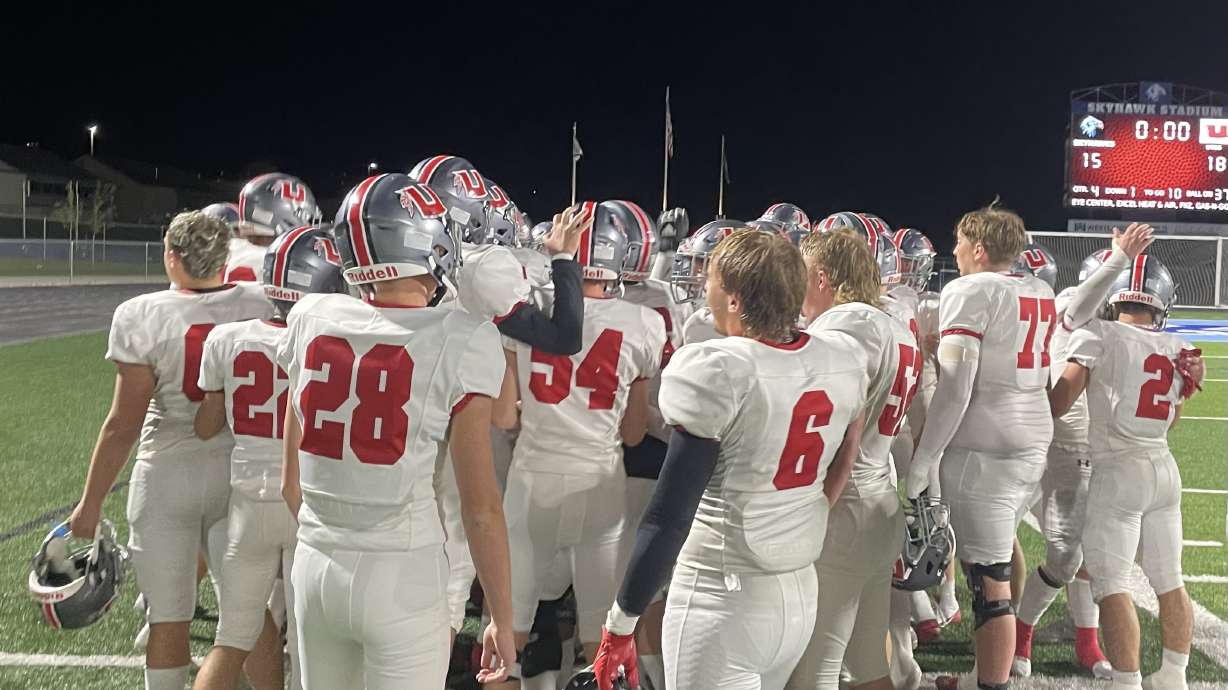 Uintah defeated Salem Hills 18-15 on Friday night in Salem.