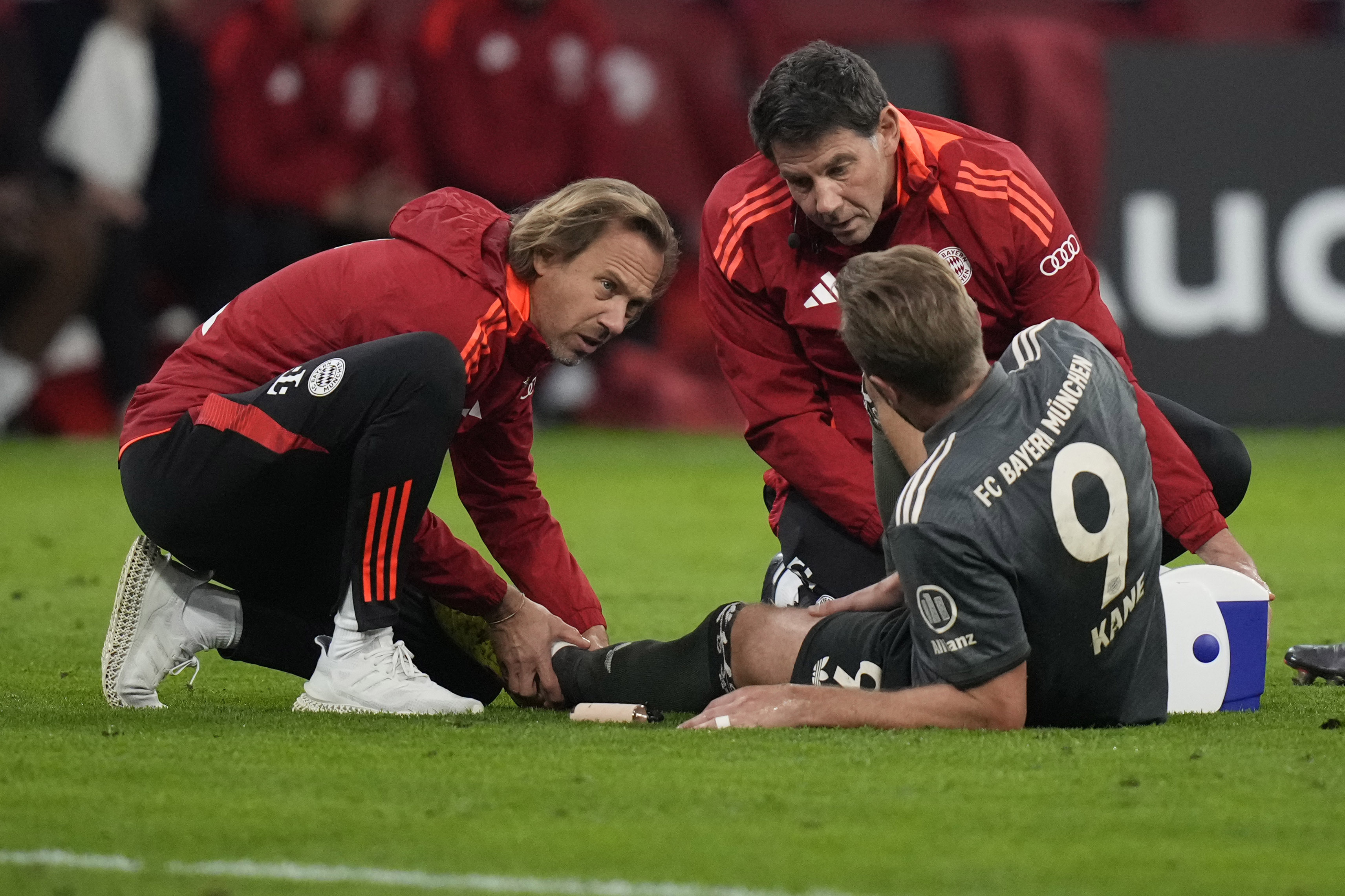 Bayern fretting over Kane's ankle after England star injured against Leverkusen