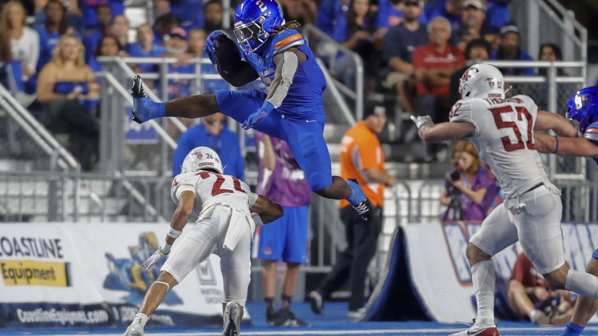 Ashton Jeanty runs for 259 yards and 4 TDs, No. 25 Boise State beats ... Ashton Jeanty Ashton Jeanty runs for 259 yards and 4 TDs, No. 25 Boise State beats ...