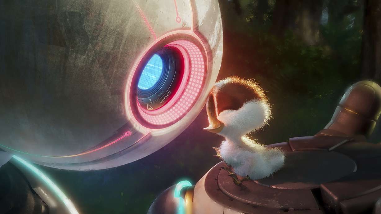 The DreamWorks Animation family film "The Wild Robot" soared to No. 1 at the weekend box office.