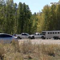 Man arrested after his father is found dead in Logan Canyon