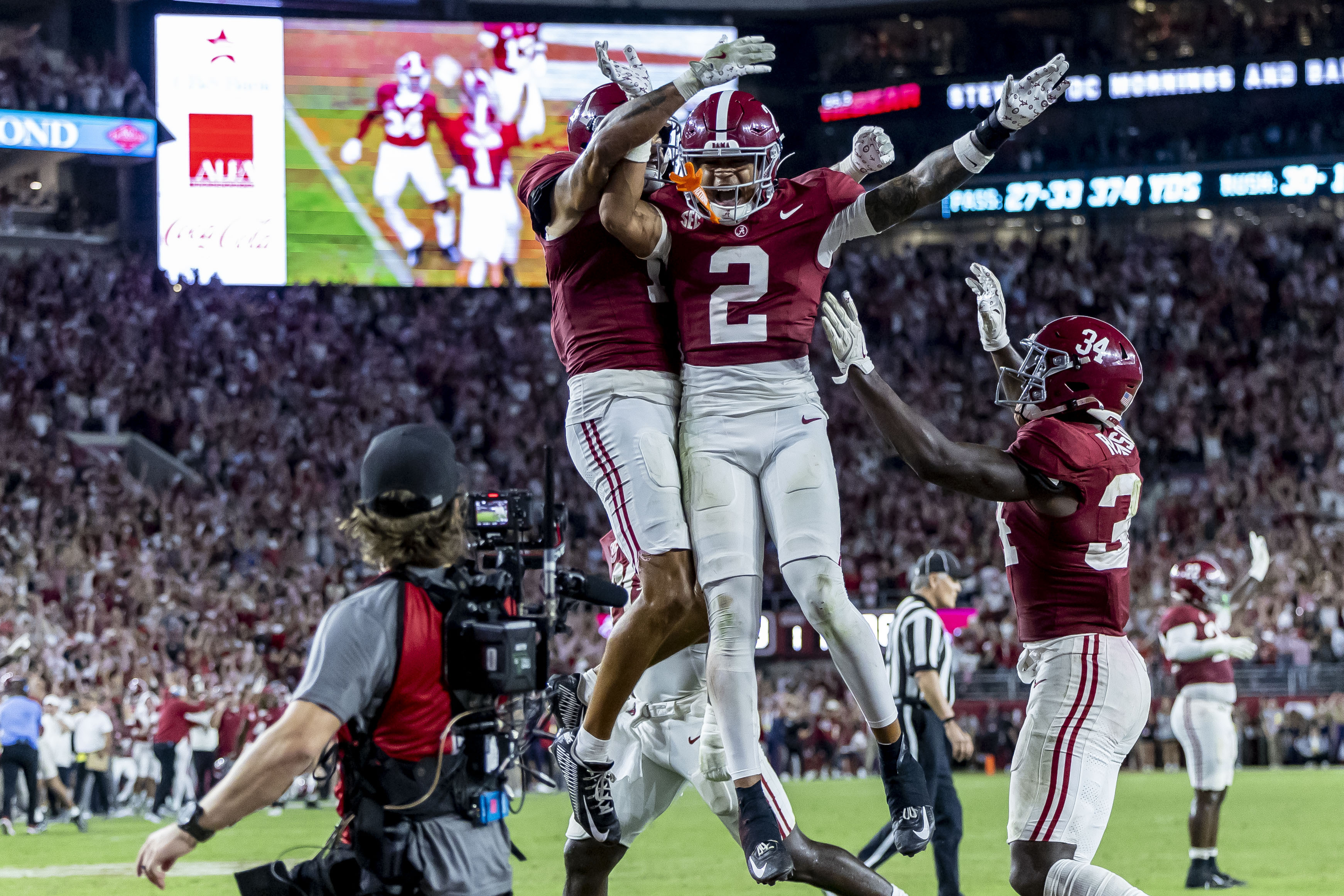 AP Top 25: Alabama overtakes Texas for No. 1 and UNLV earns its 1st ranking in program history