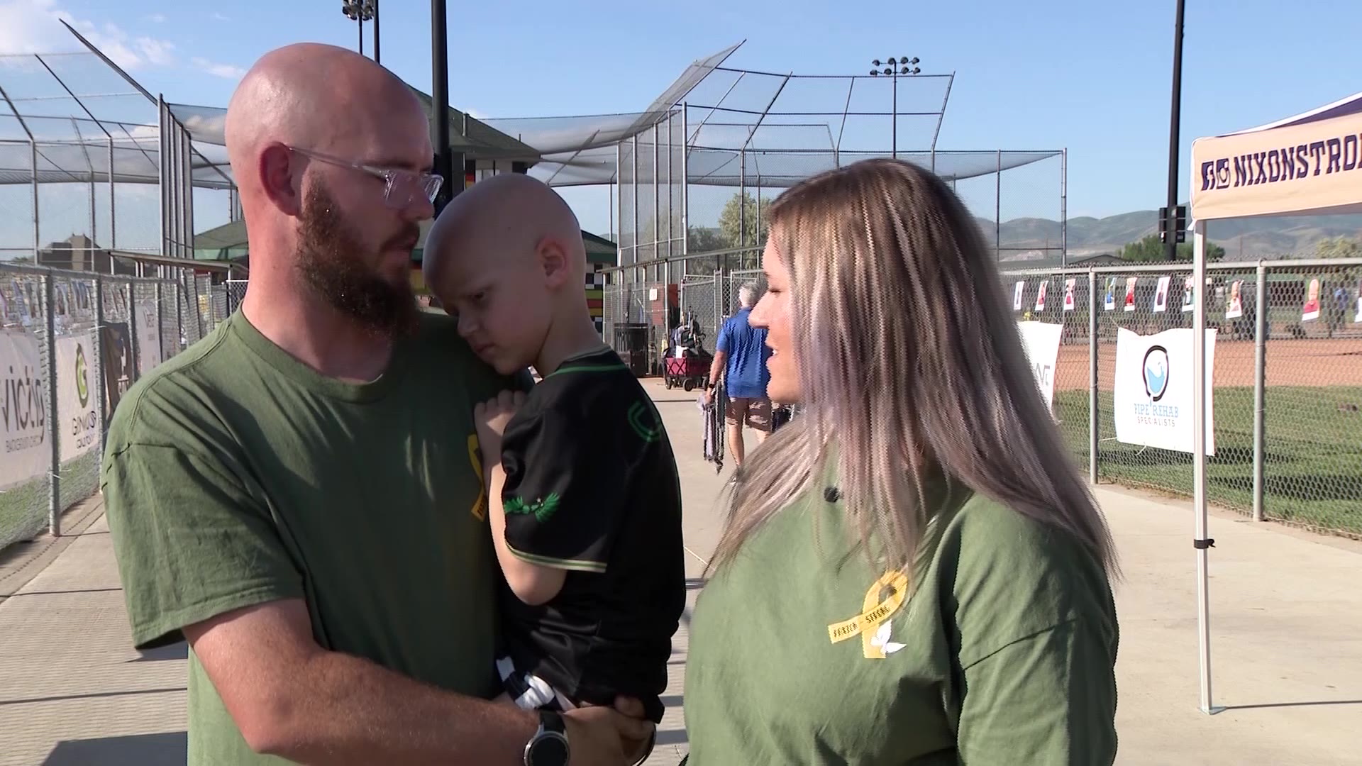 Paxton was with his family during a June event.