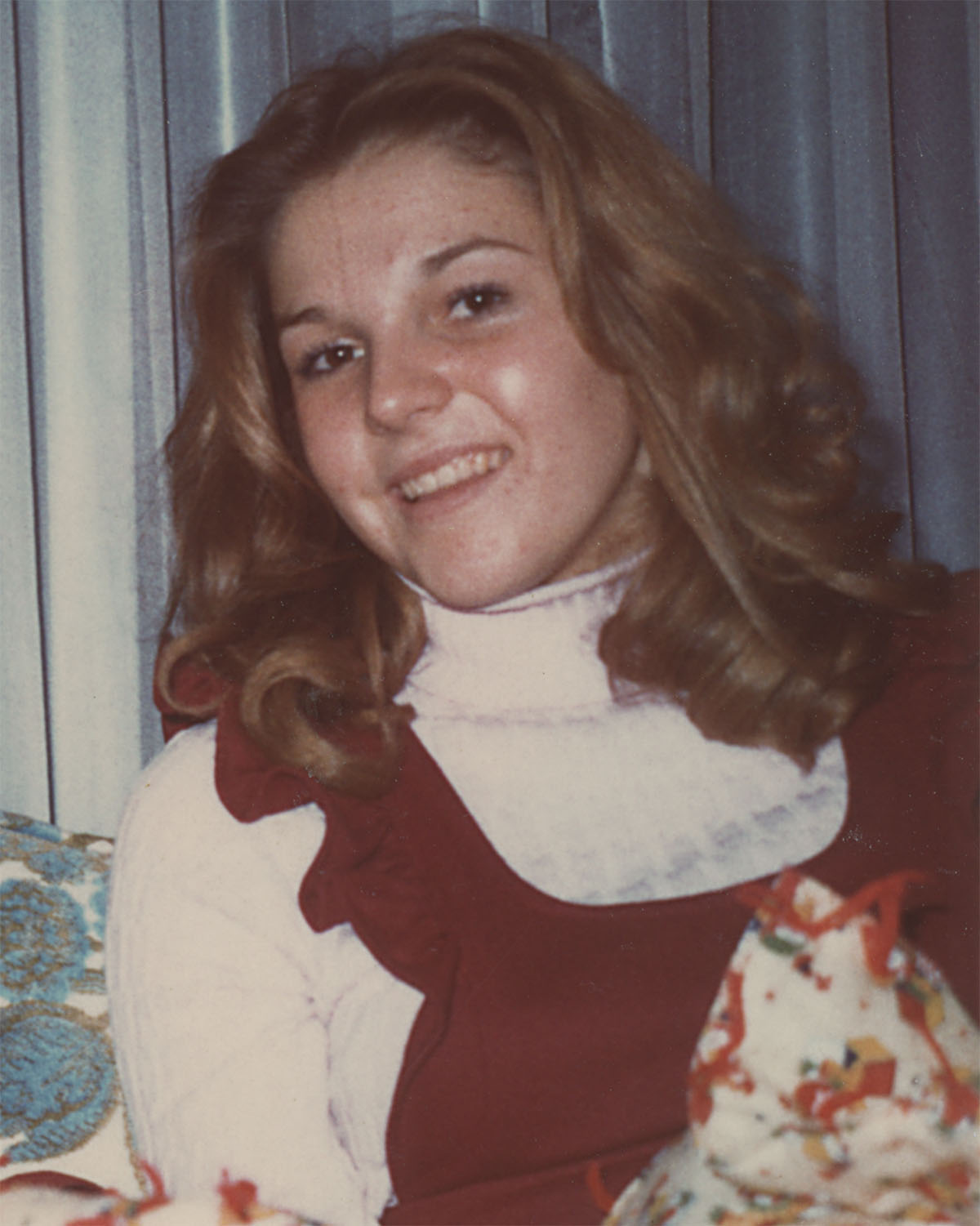 Nancy Wilcox smiles at the camera in an undated family photograph.