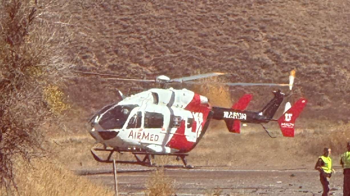 Two people were killed in a crash northwest of Strawberry Reservoir on Tuesday.